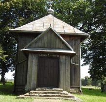 Leszczyny-drewniana cerkiew z 1886 roku