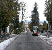 główna aleja cmentarza
