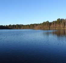 to najmniejsze i najpłytsze jezioro w Słowińskim Parku Narodowym